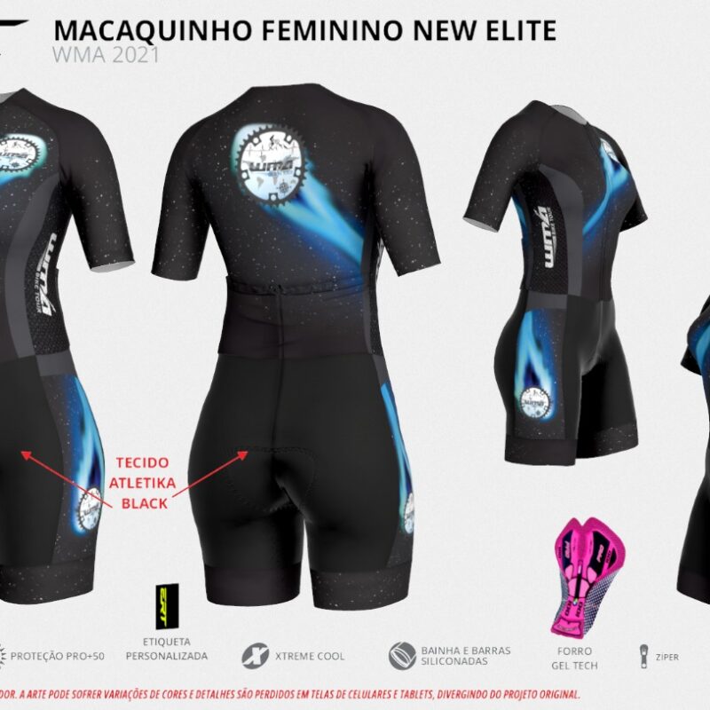 Macaquinho Feminino WMA Bike Tour - ERT New Elite